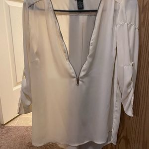 Buisness casual white blouse